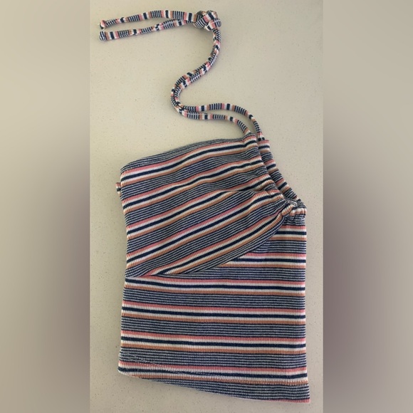 Aeropostale Stripe Halter Top - Picture 4 of 10